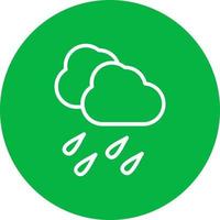 Heavy Rain Vector Icon Design