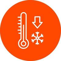 Freezing Vector Icon Design