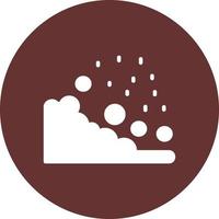 Landslide Vector Icon Design