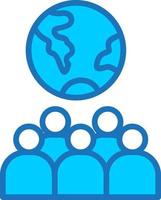 Over population Vector Icon Design