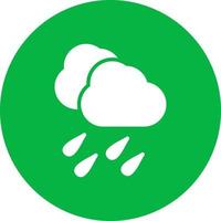 Heavy Rain Vector Icon Design