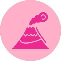 Volcano Vector Icon Design