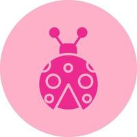 Ladybug Vector Icon Design