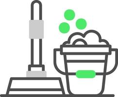 Floor Cleaner Creative Icon Design vector