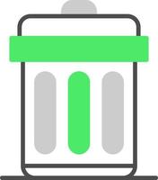 Trash Bin Creative Icon Design vector