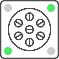 Drain Creative Icon Design vector