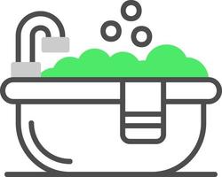 Bathtub Creative Icon Design vector