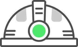 Helmet Creative Icon Design vector