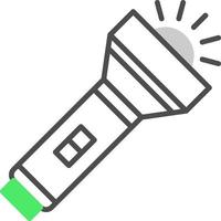 Flashlight Creative Icon Design vector