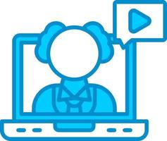 Online Course Creative Icon Design vector