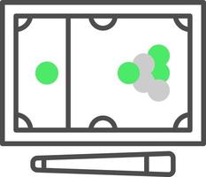 Snooker Creative Icon Design vector