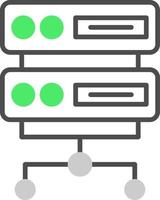Server Creative Icon Design vector