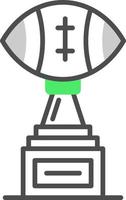 diseño de icono creativo de trofeo vector