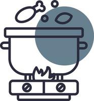 diseño de icono creativo de cocina vector