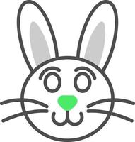 Rabbit Creative Icon Design vector