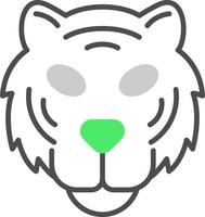 Tiger Creative Icon Design vector