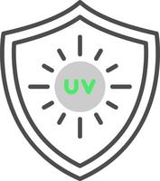 diseño de icono creativo uv vector