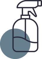 Spray Bottle Creative Icon Design vector