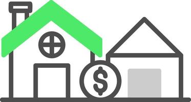 House Sale Creative Icon Design vector