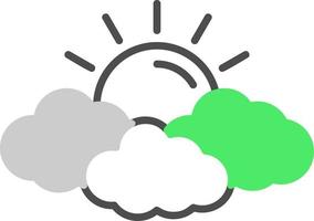 Clouds Creative Icon Design vector