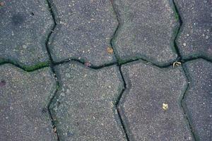 This is a pattern of paving blocks photo