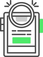 Light Creative Icon Design vector