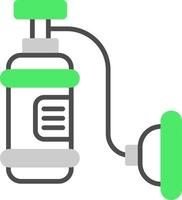 Oxygen Tank Creative Icon Design vector