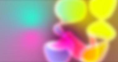 Abstract beautiful multicolored blurred colored smoke melted iridescent lava lamp bubbles on a gradient background photo