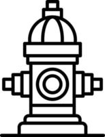 Fire Hydrant Creative Icon Design vector