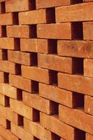 The arrangement of the bricks arranged in such a way forms a very beautiful building photo