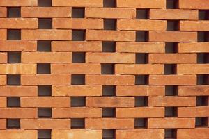 The arrangement of the bricks arranged in such a way forms a very beautiful building photo