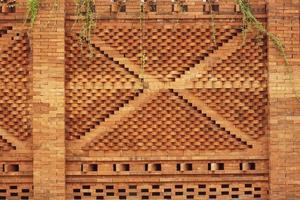 The arrangement of the bricks arranged in such a way forms a very beautiful building photo