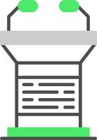 Lectern Creative Icon Design vector