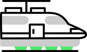 diseño de icono creativo de tren vector