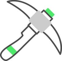 Pickaxe Creative Icon Design vector