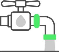 Faucet Creative Icon Design vector