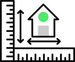 Measure Creative Icon Design vector