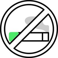 Smoking Area Creative Icon Design vector