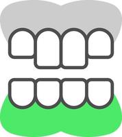 Denture Creative Icon Design vector