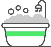 Bathtub Creative Icon Design vector