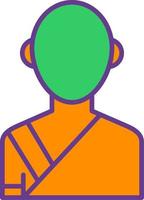 Buddhist Creative Icon Design vector