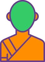 Buddhist Creative Icon Design vector