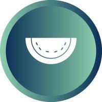 Unique Melon Vector Glyph Icon