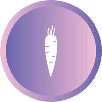 Unique Carrot Vector Glyph Icon