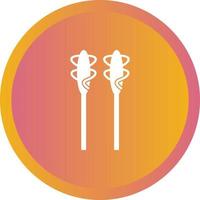 Unique Asparagus Vector Glyph Icon