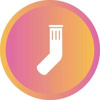 Unique Socks Vector Glyph Icon