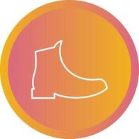 Unique Boots Vector Line Icon