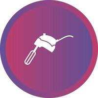 Unique Mixer Glyph Vector Icon