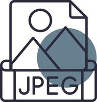 diseño de icono creativo jpeg vector