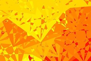 Light Orange vector layout with triangle forms.